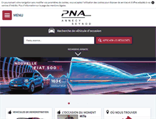 Tablet Screenshot of pna-annecy.com
